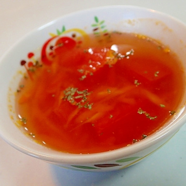 人参とトマトのブイヨンスープ レシピ 作り方 By ぷ みぃまま 楽天レシピ 人参とトマトのブイヨンスープ レシピ 作り方 By ぷ みぃまま 楽天レシピ